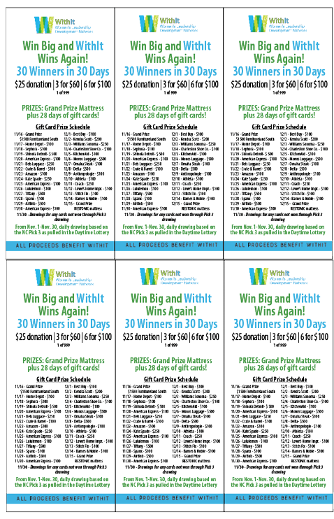 6 Tickets for $100